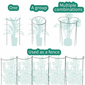 TCBWFY invisible-green coating helps the stake blend with foliage
