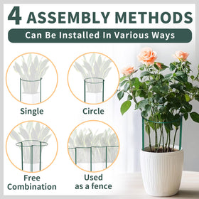 TCBWFY green peony cage provides durable protection for blooms