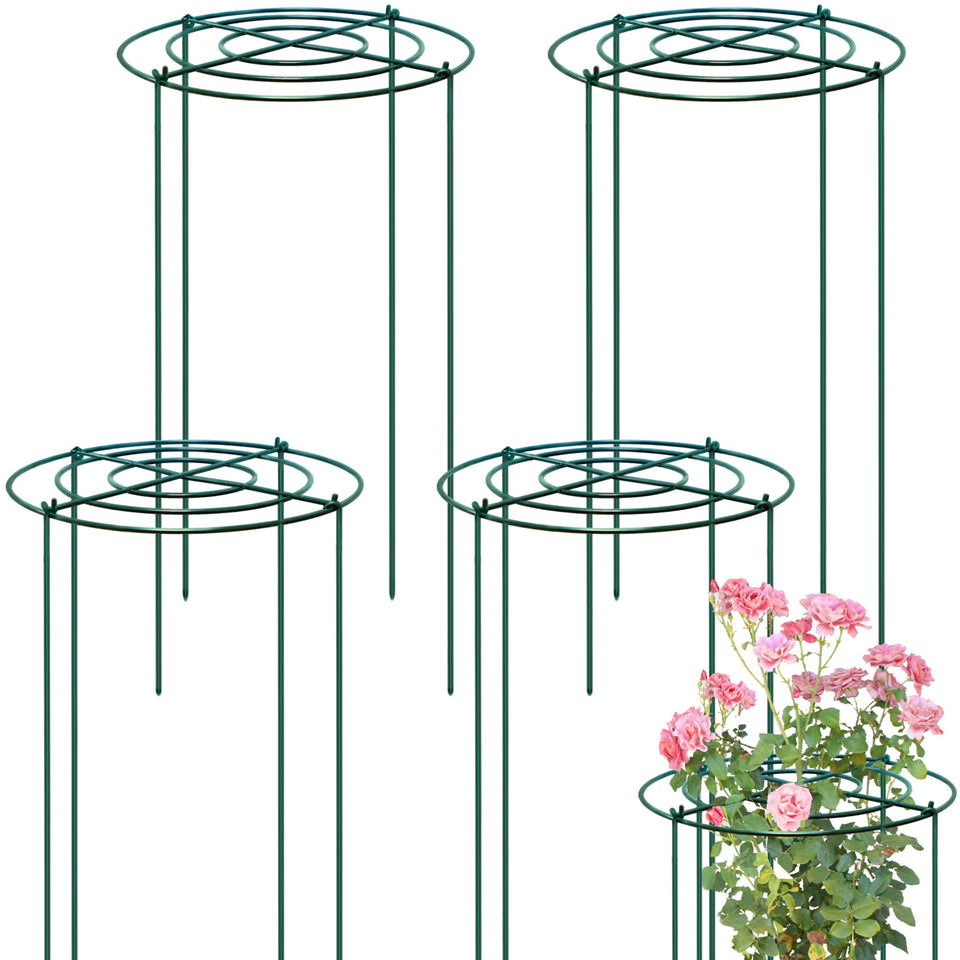 TCBWFY peony cage ring, 12-inch diameter for sturdy bloom support