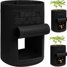 TCBWFY potato grow bag with two flaps for easy harvest