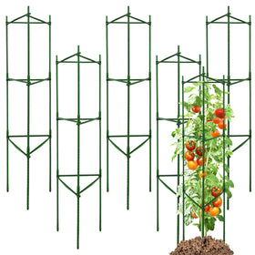 TCBWFY tomato cage heavy-duty supports tall plants without bending