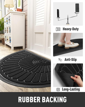 Tchdio door mat low-profile design fits under most doors