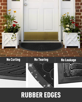 Tchdio low profile mat fitting under a door