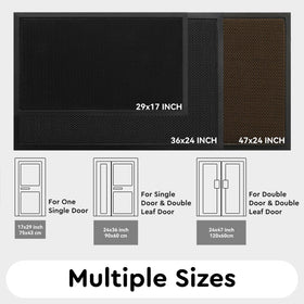 tchdio front-door mat stain-resistant for everyday wear and tear.