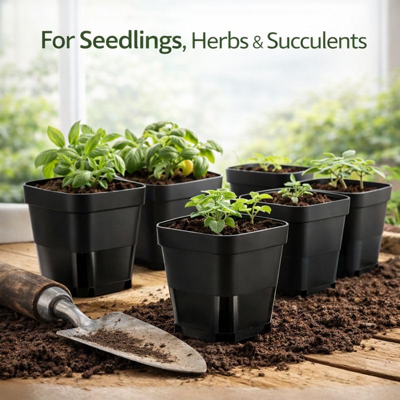 Tchrules breathable nursery pot recreates natural drainage for roots.
