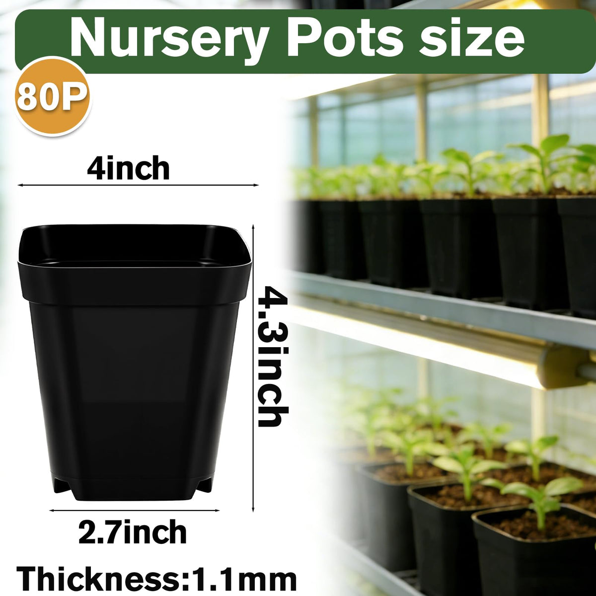 Tchrules stackable lightweight pot simplifies multi-season reuse.