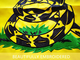 TCTOHZNG Dont Tread On Me flag withstands wind and rain
