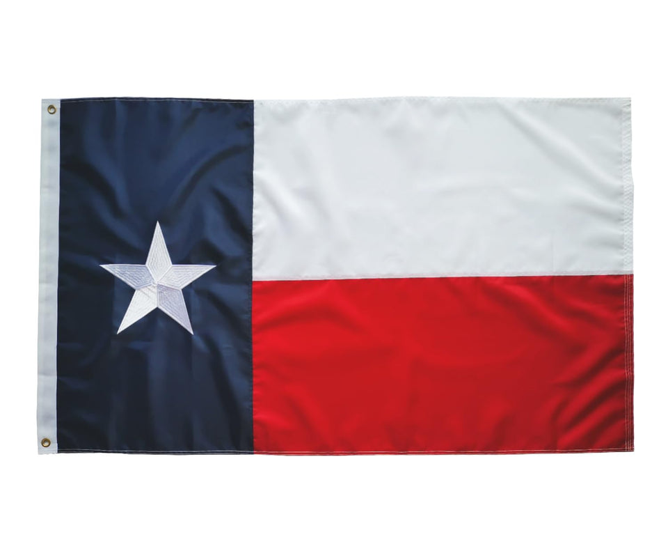 TCTOHZNG premium Texas flag 2x3ft on a flagpole for outdoor display.