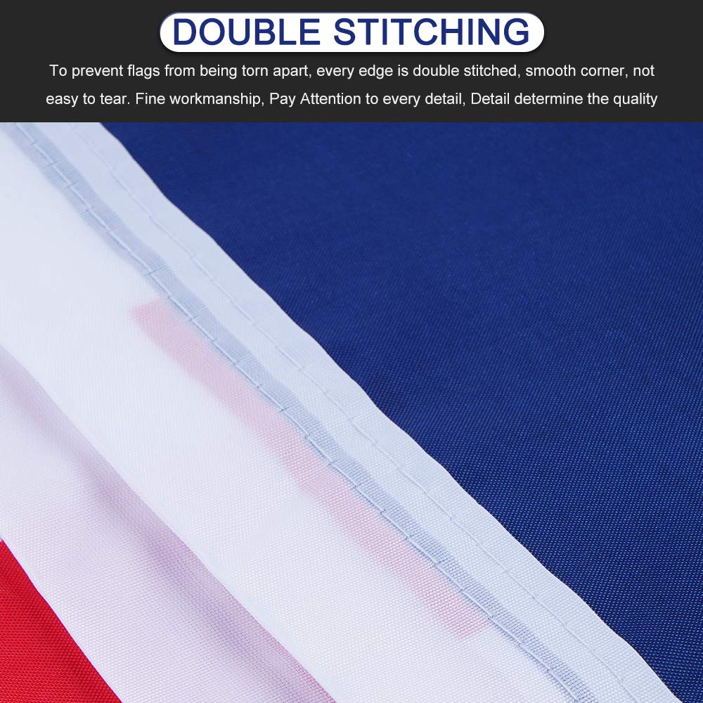 TDHDIKE double-stitched edge close-up for lasting use