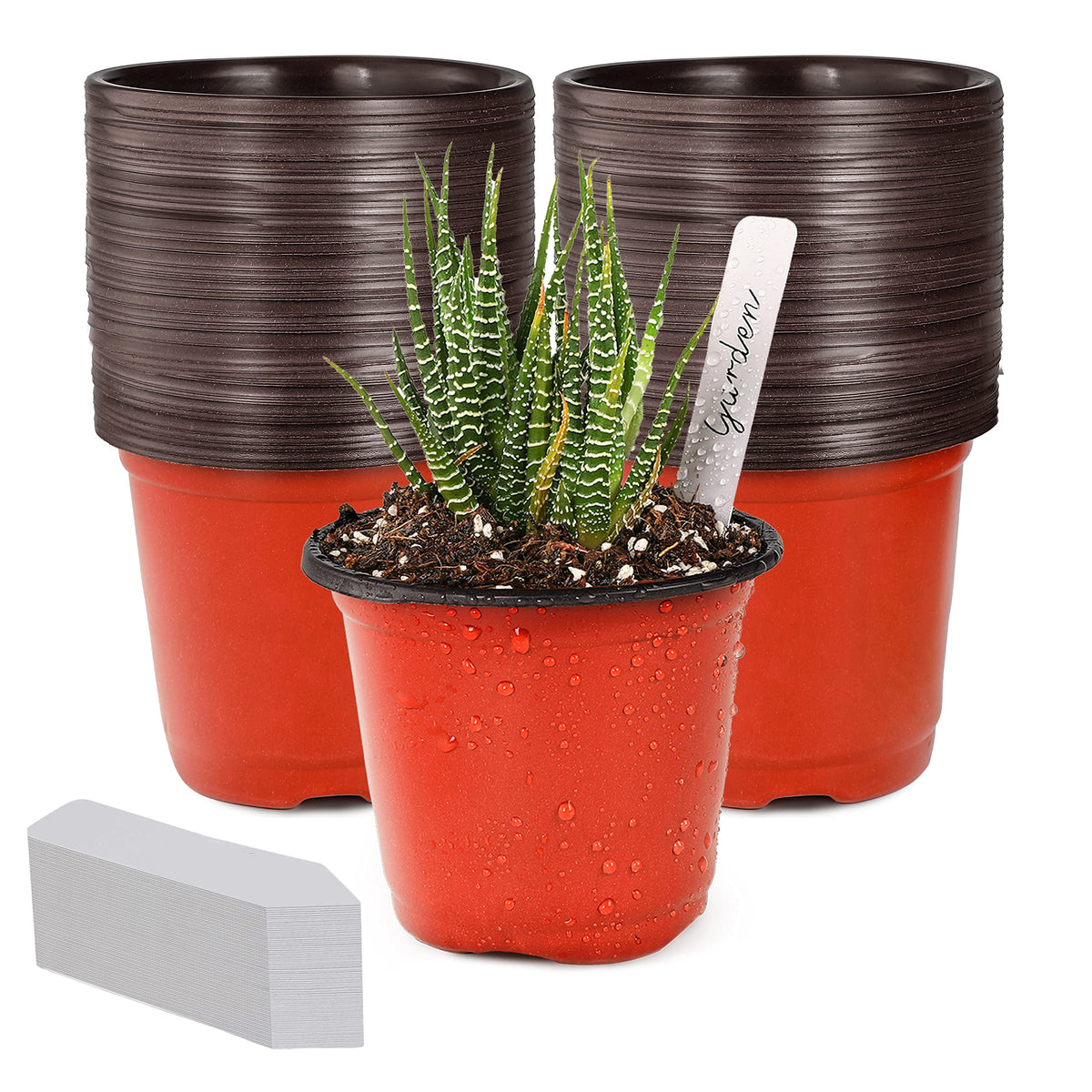 TDHDIKE 4-inch seed starter pot with wide opening for easy sowing