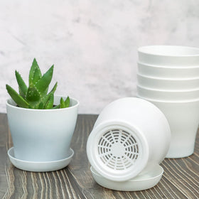 TDHDIKE open-design flowerpot with easy planting silhouette