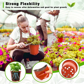 TDHDIKE outdoor indoor planting with pots in balcony or windowsill.