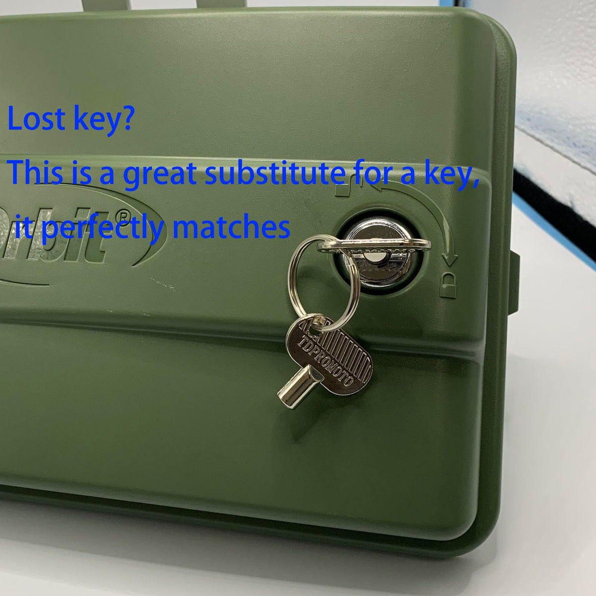 TDPROMOTO 1/8-inch square keyhole design ensures precise, secure fit