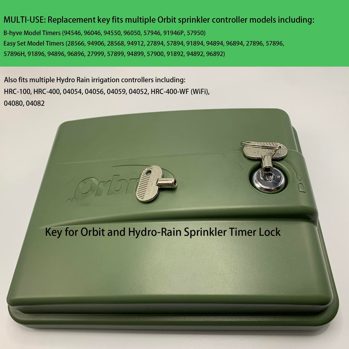 TDPROMOTO sprinkler key is an easy replacement for Orbit and Hydro-Rain models