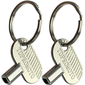 TDPROMOTO metal sprinkler key set, two-pack, built for durable, repeated use