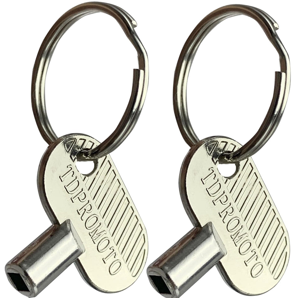 TDPROMOTO metal sprinkler key set, two-pack, built for durable, repeated use