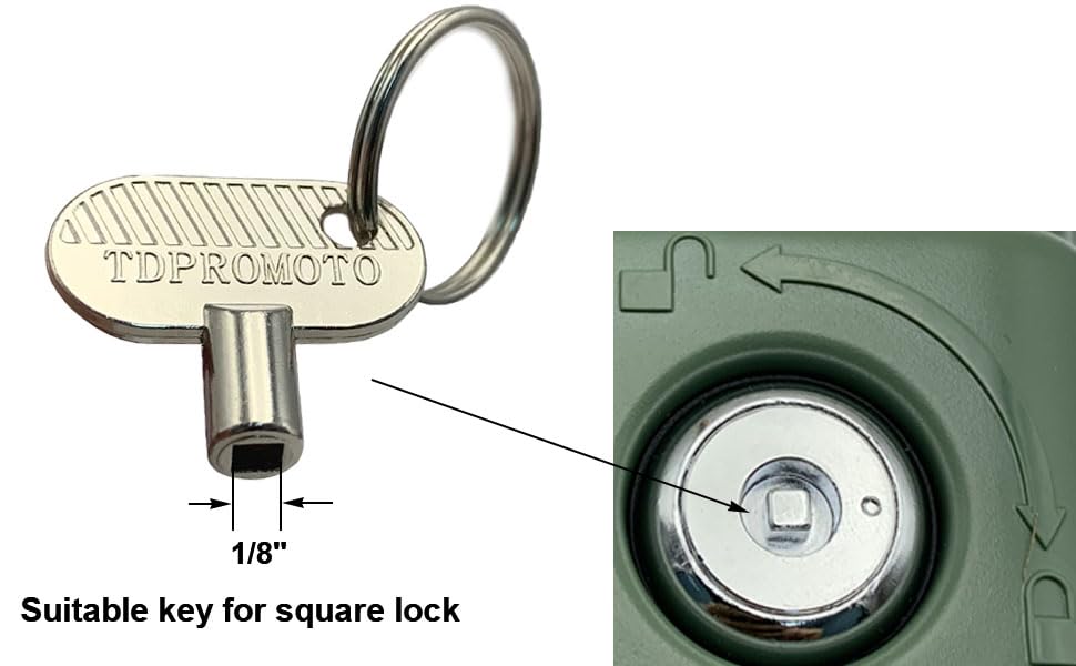 TDPROMOTO sprinkler key fits Orbit timer locks across multiple models for quick access