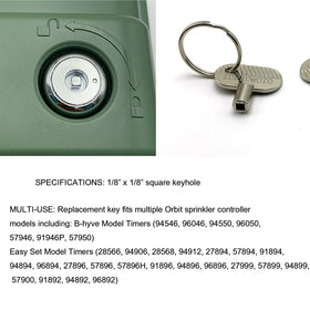 TDPROMOTO two-pack provides a spare key for maintenance and replacements