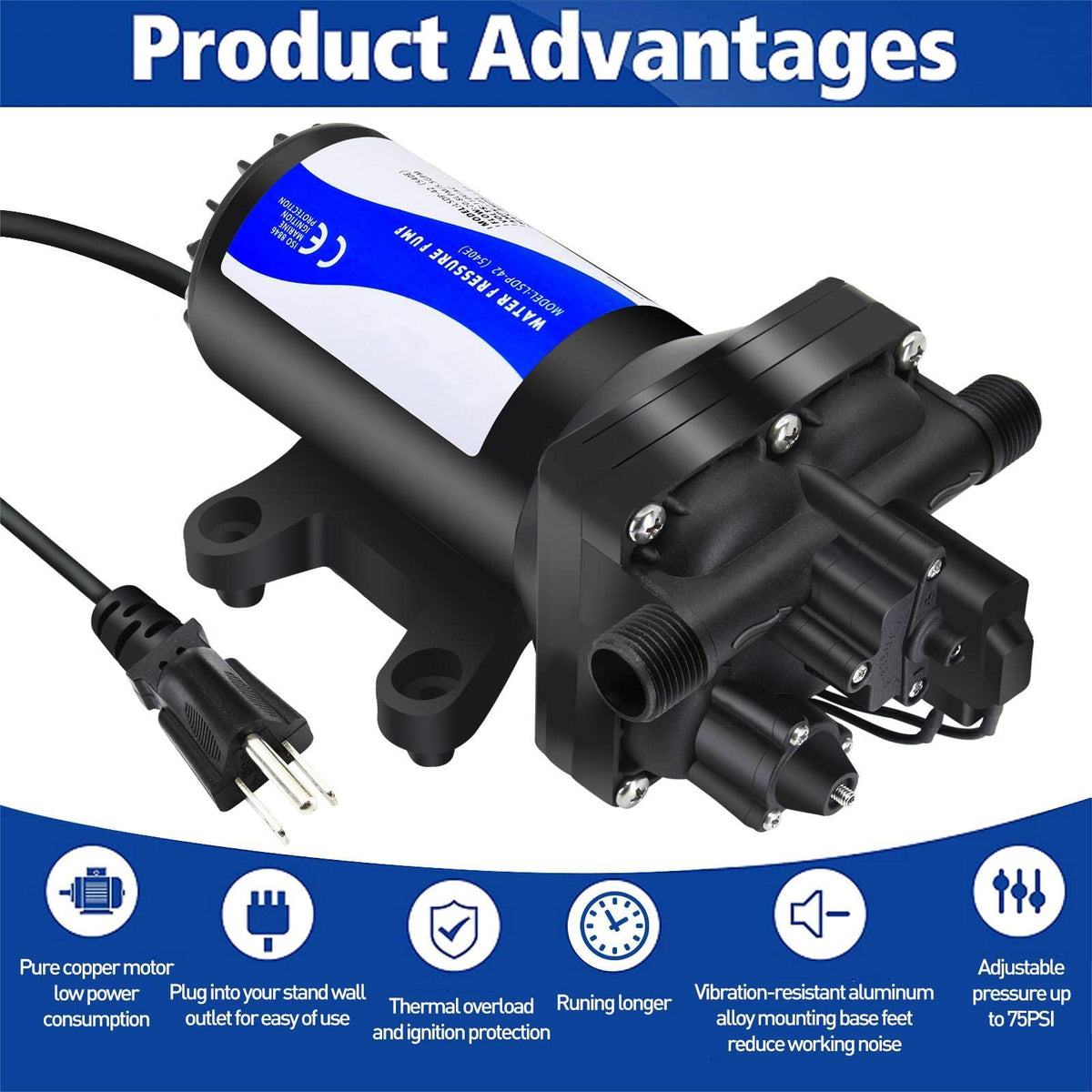 TDR Venus 110V AC motor detail highlighting powerful performance