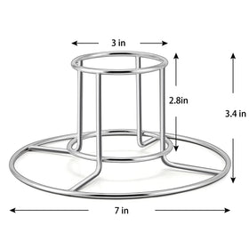 TeamFar beer can chicken holder vertical setup enabling stable upright cooking