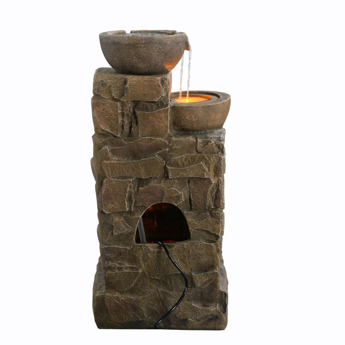 5.51-gallon capacity supports extended, steady water flow.