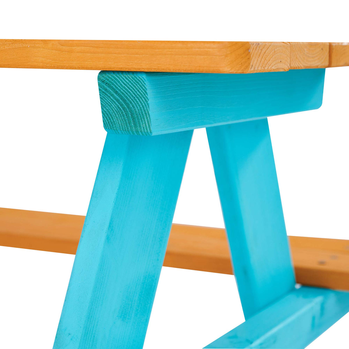 Teamson Kids branding on durable outdoor furniture for kids.