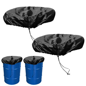TECARATE 55-gallon drum cover universal fit shields drums outdoors from dust and rain.