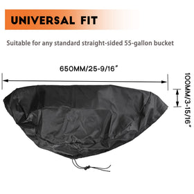 TECARATE drum cover UV coating guards against sun damage and fading.