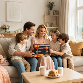 Tecboy compact handheld design emphasizes lightweight handling.