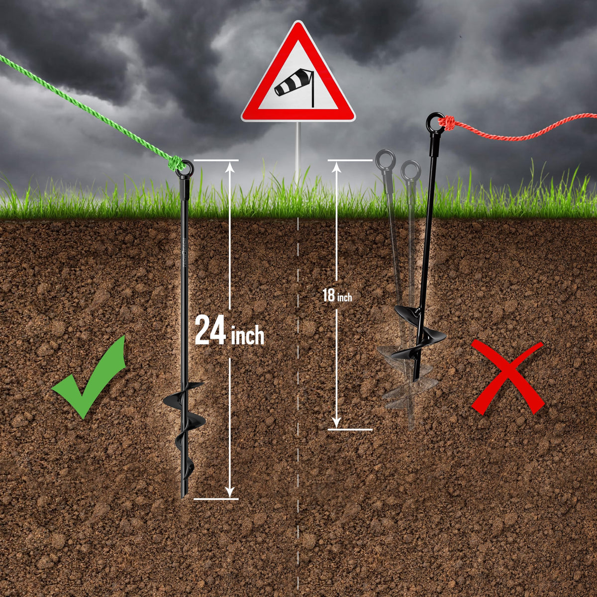 TECH2EACH ground anchors drill bit for precise installation