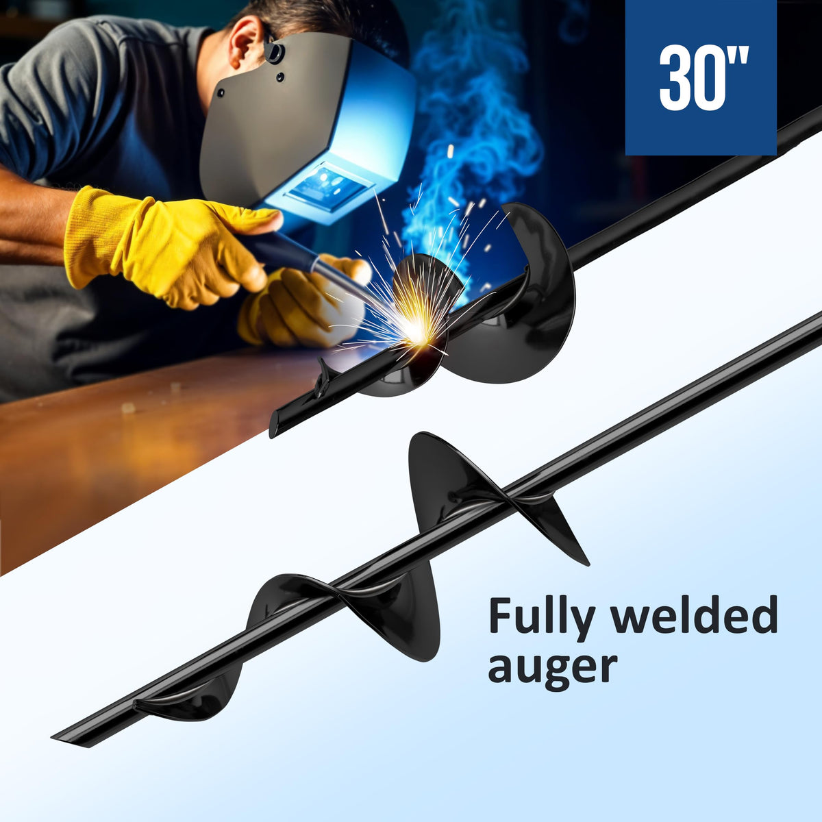 Tech2Each metal earth anchors with wrench enable solid ties for sheds or decks.