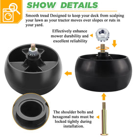 Techecook shoulder bolts pack secures wheels for stable maintenance