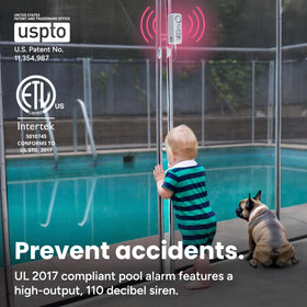 Techko S187D screen-door sensor demonstrates secondary protection for doors.