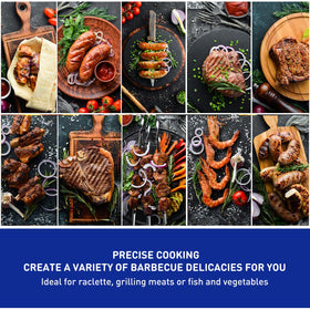 Techwood Electric Grill 15-serving capacity suitable for family dinners and parties.