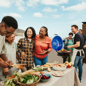 Techwood Electric Grill fast heating delivers quick searing and cooking.