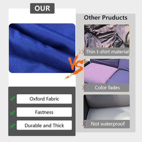 TECOSARA fabric sample demonstrates splash resistance and quick-dry surface.