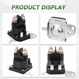 Tecreddy 12V solenoid with 1/4 inch terminal stud for easy mounting
