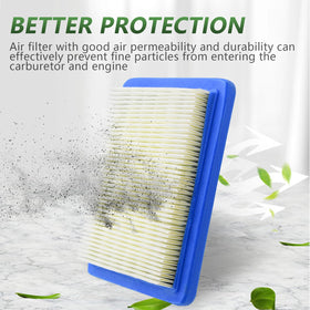Tecreddy two-pack air filter and spark plug bundle for mower maintenance