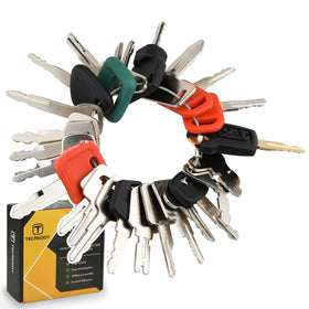 Tecreddy 25-key heavy equipment set for versatile ignition access.
