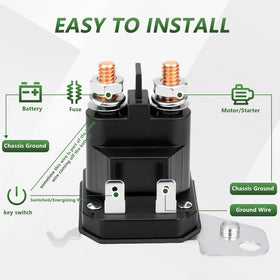 Tecreddy 4-pole solenoid coil with copper wire supports efficient power