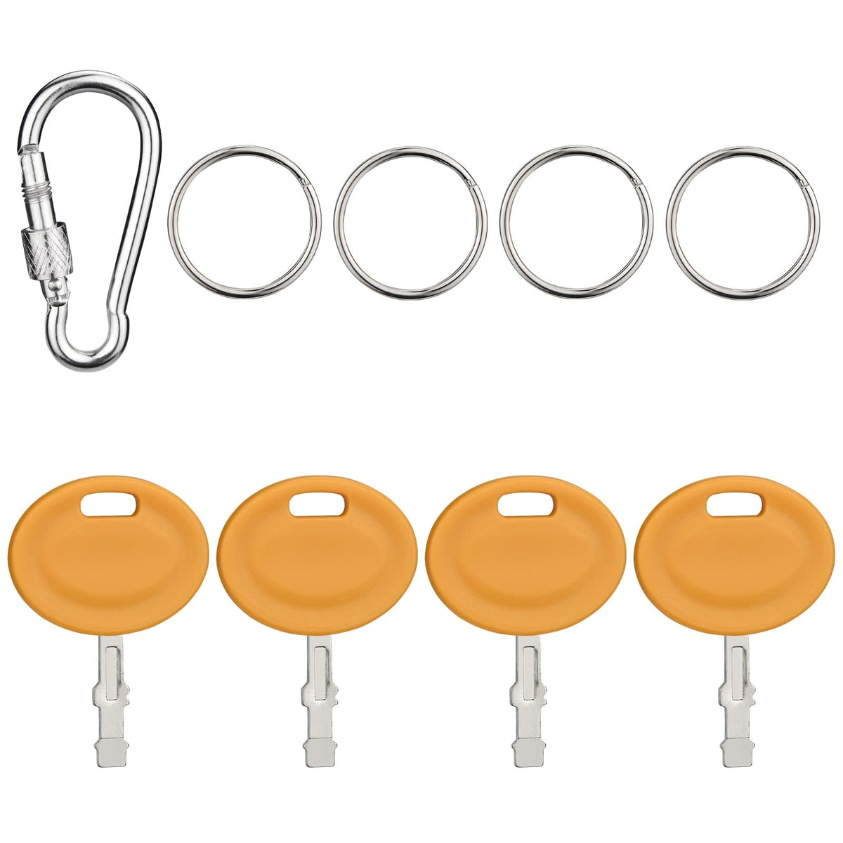 Tecreddy 4-pack lawn mower keys for quick replacements and peace of mind.
