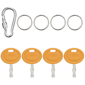 Tecreddy 4-pack lawn mower keys for quick replacements and peace of mind.