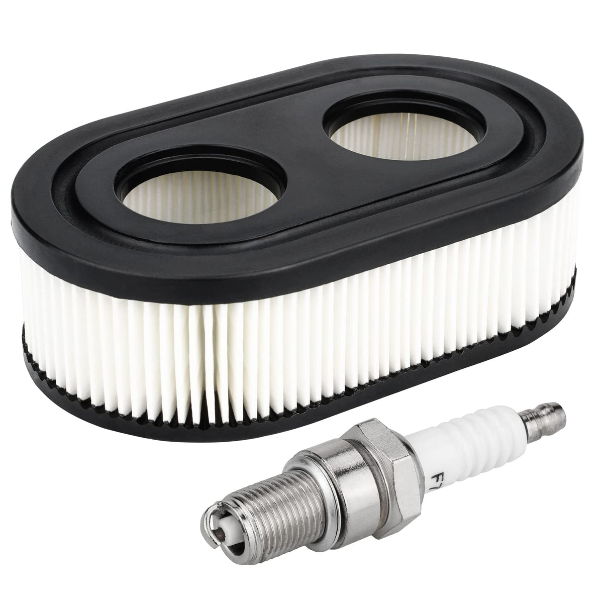 Tecreddy 593260 air filter shown for Troy-Bilt compatibility and clean intake