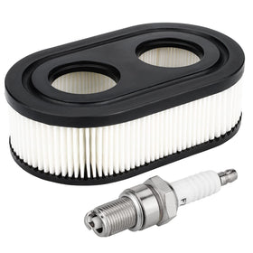 Tecreddy 593260 air filter shown for Troy-Bilt compatibility and clean intake