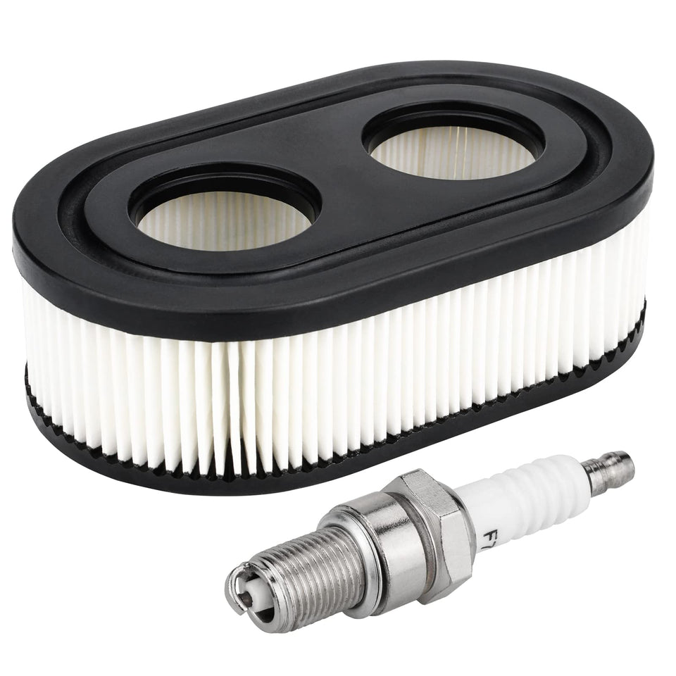 Tecreddy 593260 air filter shown for Troy-Bilt compatibility and clean intake