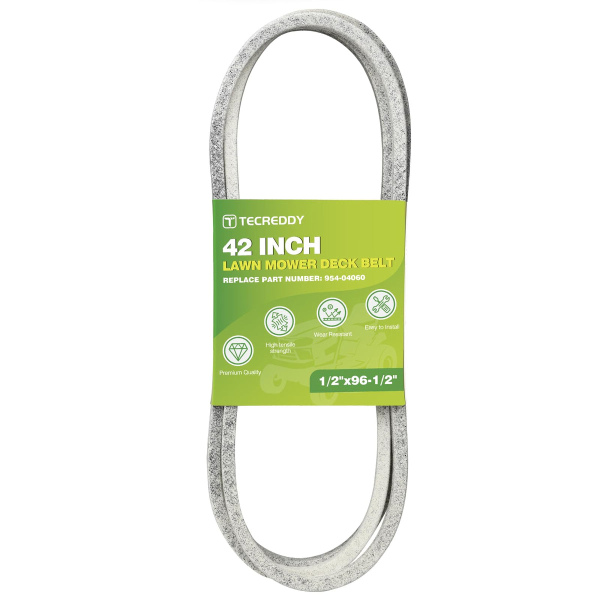 Tecreddy 954-04060C belt close-up shows aramid fibers for durability