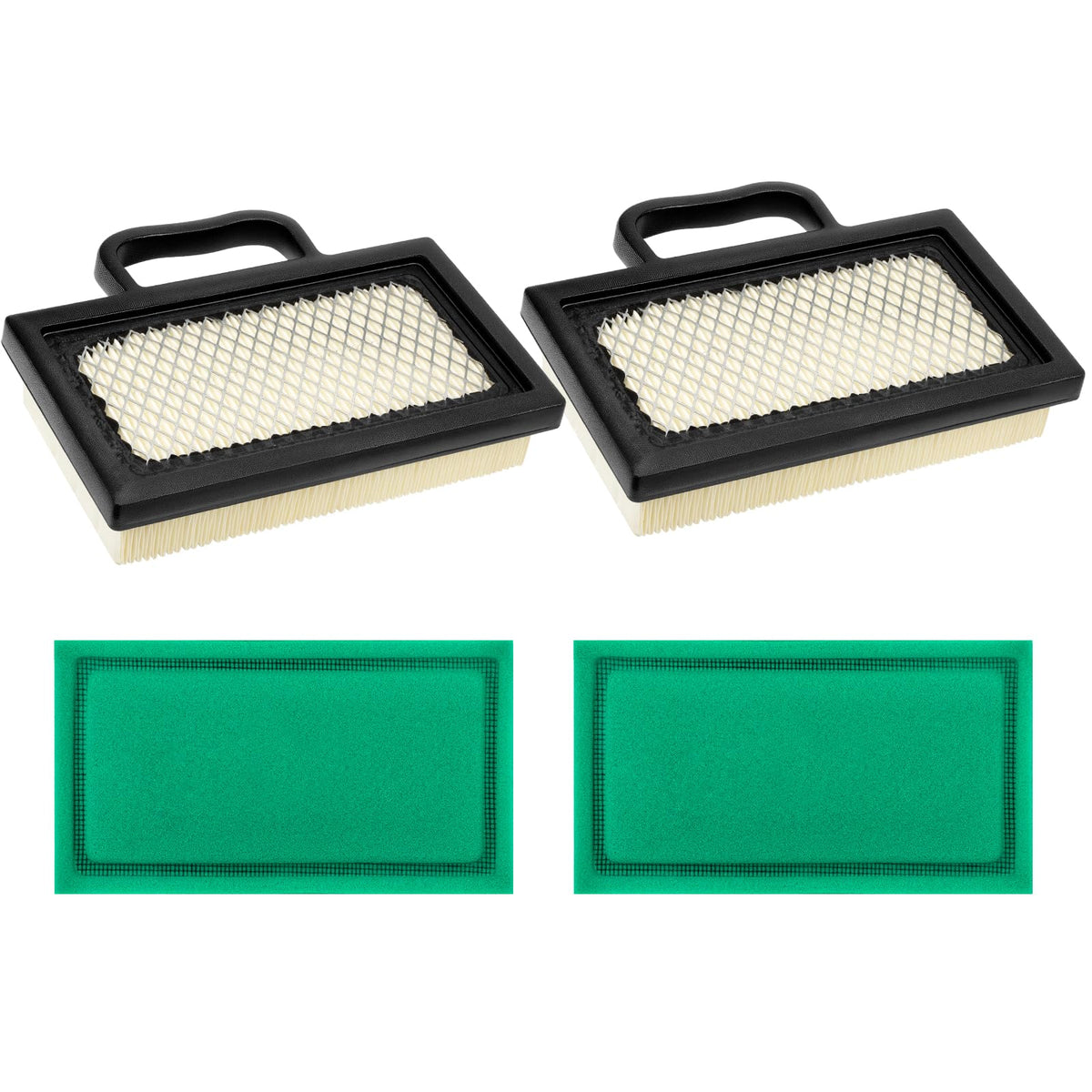 Tecreddy air filter 2-pack for easy replacement and maintained engine performance.