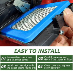 Tecreddy installation steps illustration for hassle-free mower maintenance