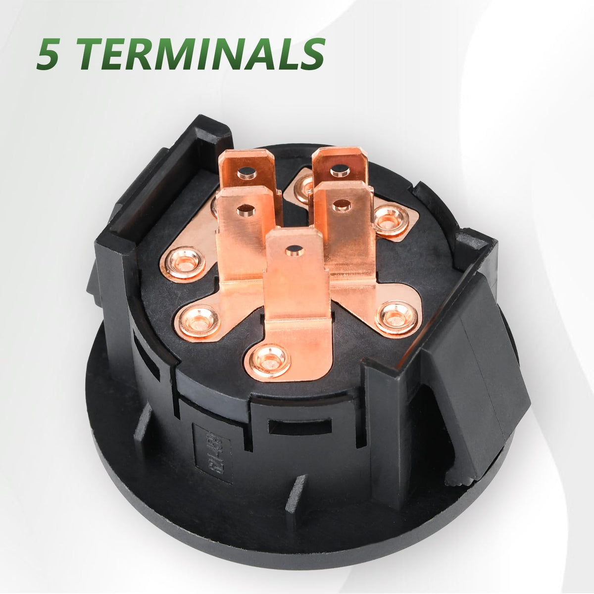 Tecreddy ignition switch back terminals; five terminals for strong connections
