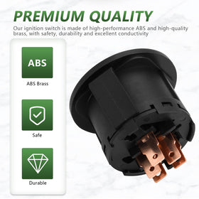 Tecreddy ignition switch for Craftsman 583070001 supports safe, easy engine start.